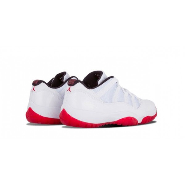 Air Jordan 11 Retro Low GS 'White Varsity Red' White/Varsity Red-Black 528896-101