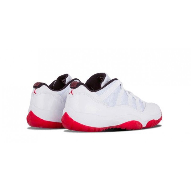 Air Jordan 11 Retro Low GS 'White Varsity Red' White/Varsity Red-Black 528896-101