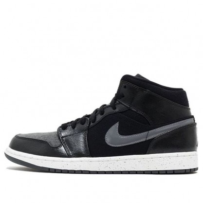 Air Jordan 1 Mid PREM Black 852542-001