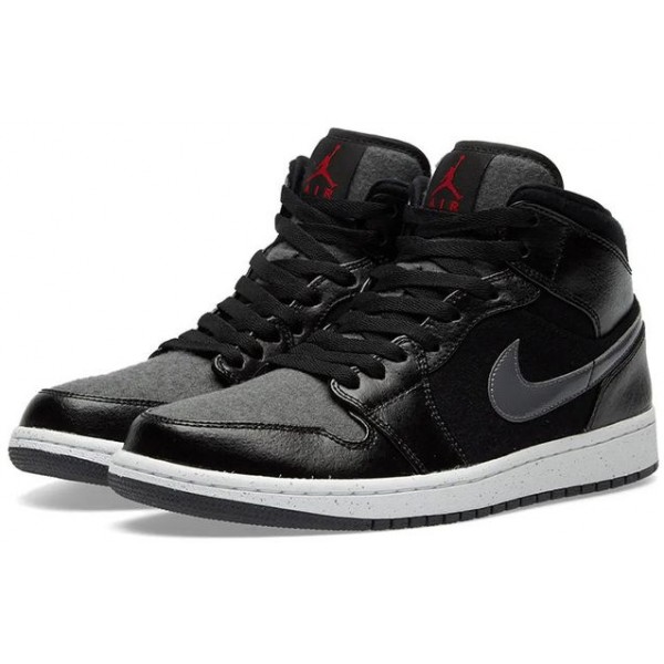 Air Jordan 1 Mid PREM Black 852542-001