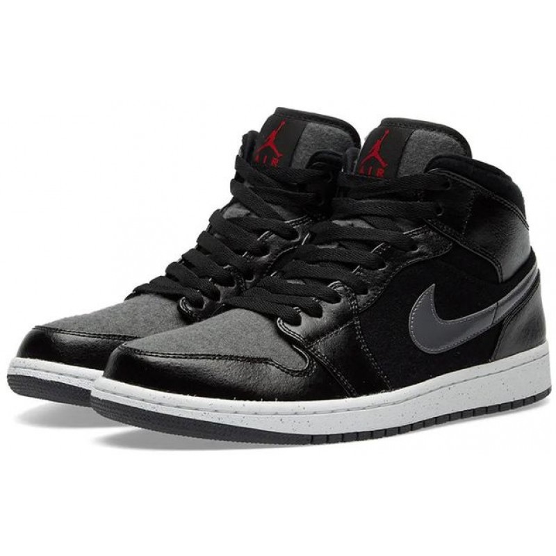 Air Jordan 1 Mid PREM Black 852542-001