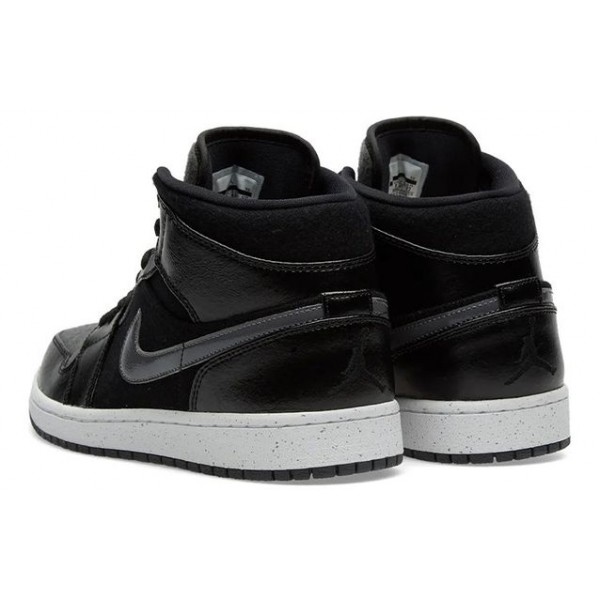 Air Jordan 1 Mid PREM Black 852542-001