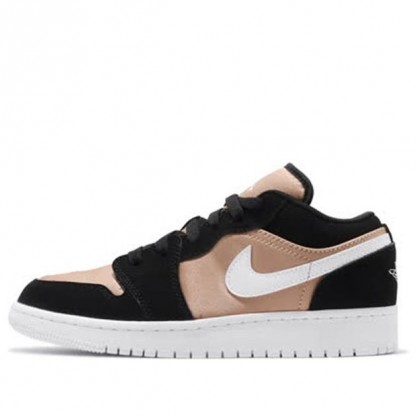 Air Jordan 1 Low GS Black Rose Gold 554723-090