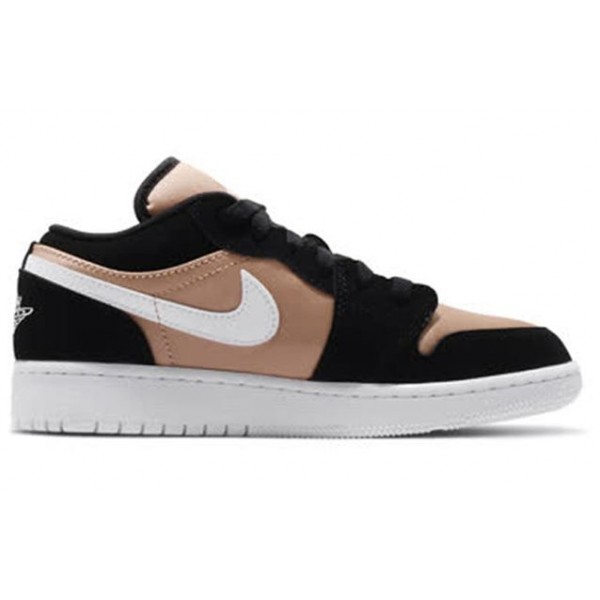 Air Jordan 1 Low GS Black Rose Gold 554723-090