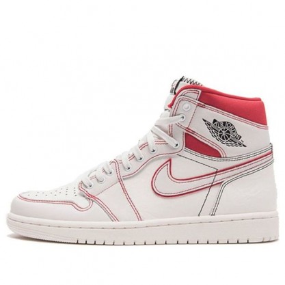 Air Jordan 1 Retro High OG Sail Phantom Red 555088-160