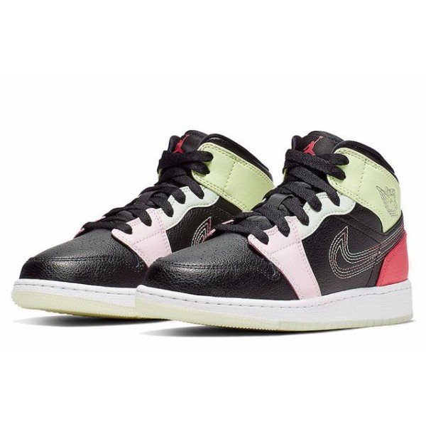 Air Jordan 1 Mid SE GS Glow In The Dark AV5174-076