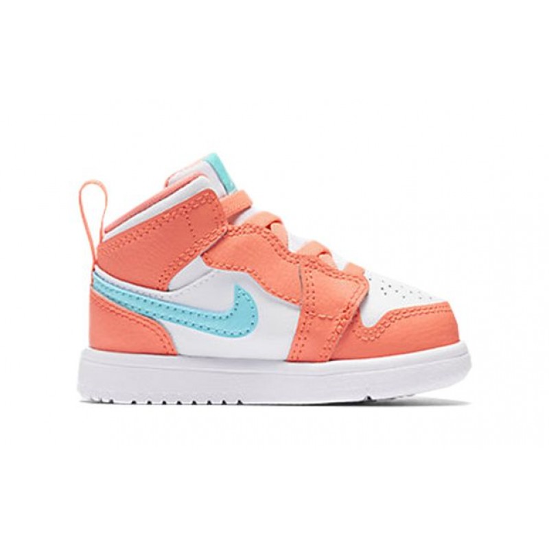 Air Jordan 1 Mid ALT TD 'Crimson Pulse' Crimson Pulse/Light Aqua-White AT4613-814