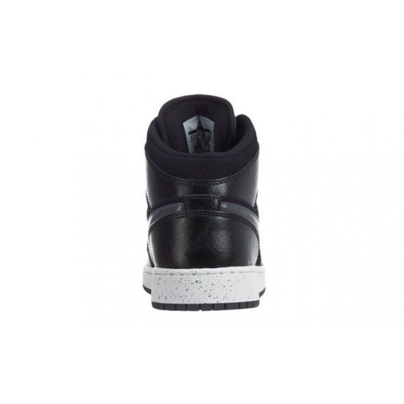 Air Jordan 1 Mid Prem BG Black 852548-002