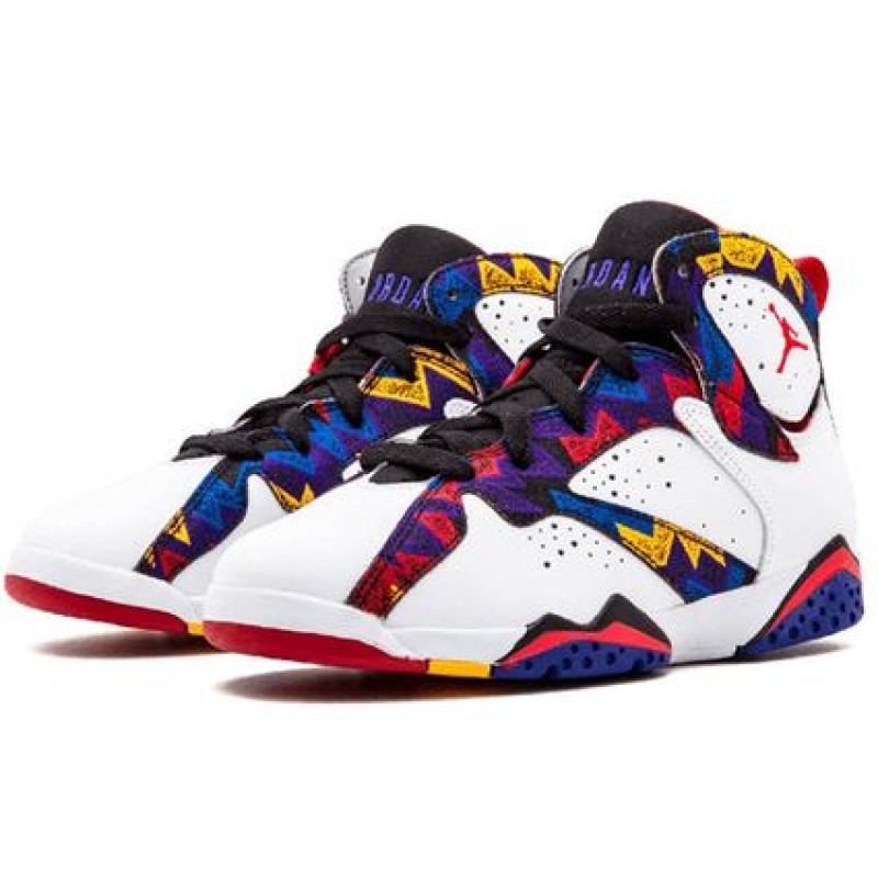 Air Jordan 7 Retro PS 'Nothing But Net' White/University Red-Black-Bright Concord 304773-142