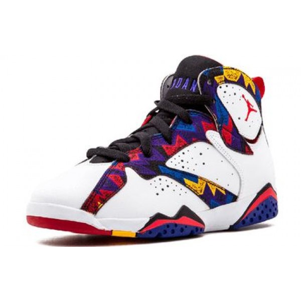 Air Jordan 7 Retro PS 'Nothing But Net' White/University Red-Black-Bright Concord 304773-142