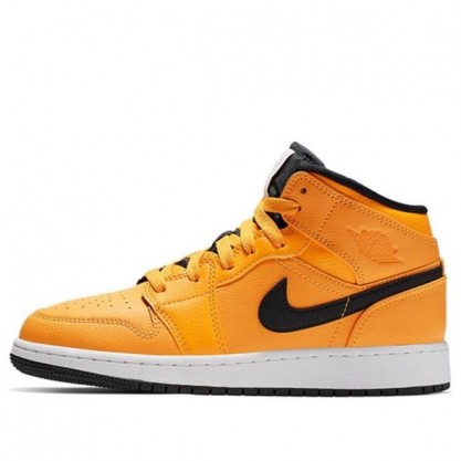 Air Jordan 1 Mid GS University Gold 554725-700