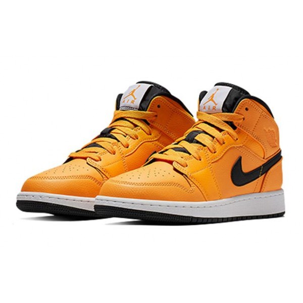 Air Jordan 1 Mid GS University Gold 554725-700