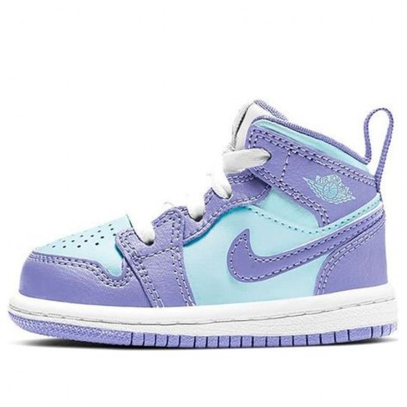 Air Jordan 1 Mid Purple Glacier Blue TD 640735-500