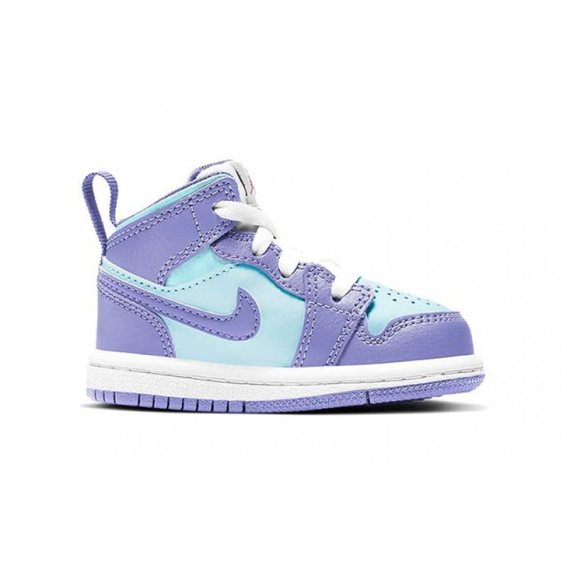 Air Jordan 1 Mid Purple Glacier Blue TD 640735-500