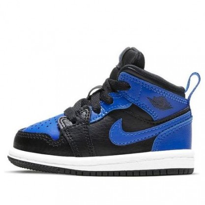 Air Jordan 1 Mid TD 'Hyper Royal' Black/Hyper Royal/White 640735-077