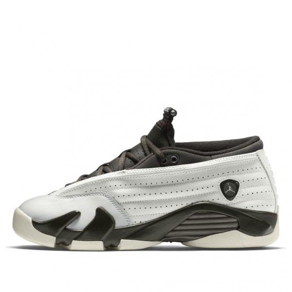 Air Jordan 14 Retro Low Premium'Phantom' GG White/Phantom/Metallic Pewter/Dark Storm/Gym Red 807510-027