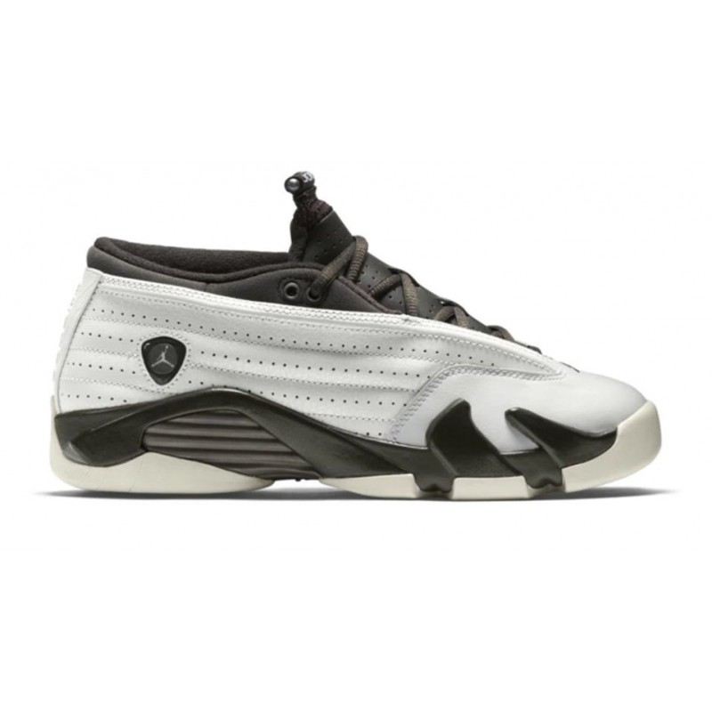 Air Jordan 14 Retro Low Premium'Phantom' GG White/Phantom/Metallic Pewter/Dark Storm/Gym Red 807510-027