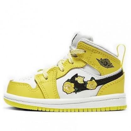 Air Jordan 1 Mid SE TD 'Rose Patch - Dynamic Yellow' Dynamic Yellow/White/Black AV5172-700