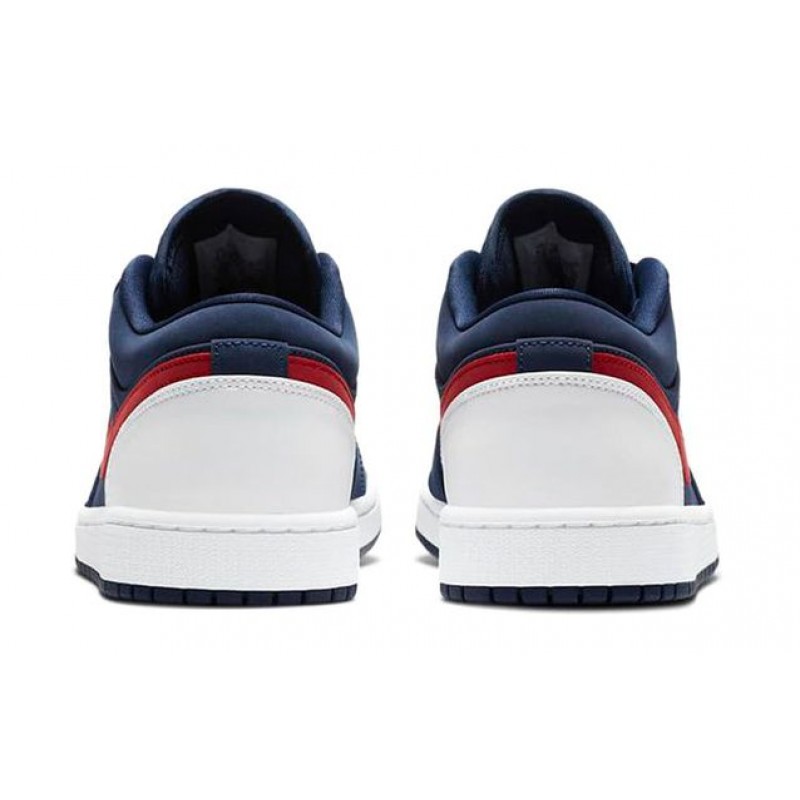 Air Jordan 1 Low GS 'USA' Midnight Navy/White/University Red CV9844-400