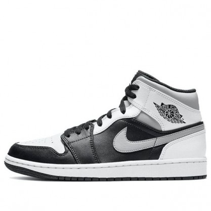 Air Jordan 1 Mid White Shadow 554724-073