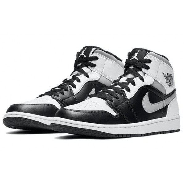 Air Jordan 1 Mid White Shadow 554724-073