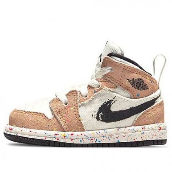 Air Jordan 1 Mid SE \\Splatter\\ TD DA8012-100