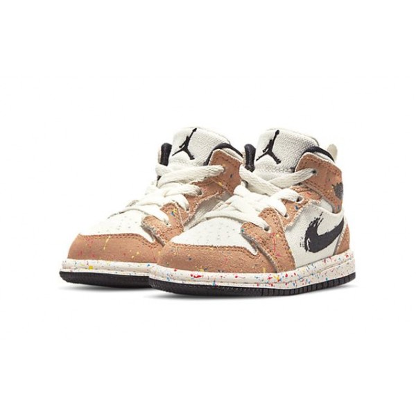 Air Jordan 1 Mid SE \\Splatter\\ TD DA8012-100