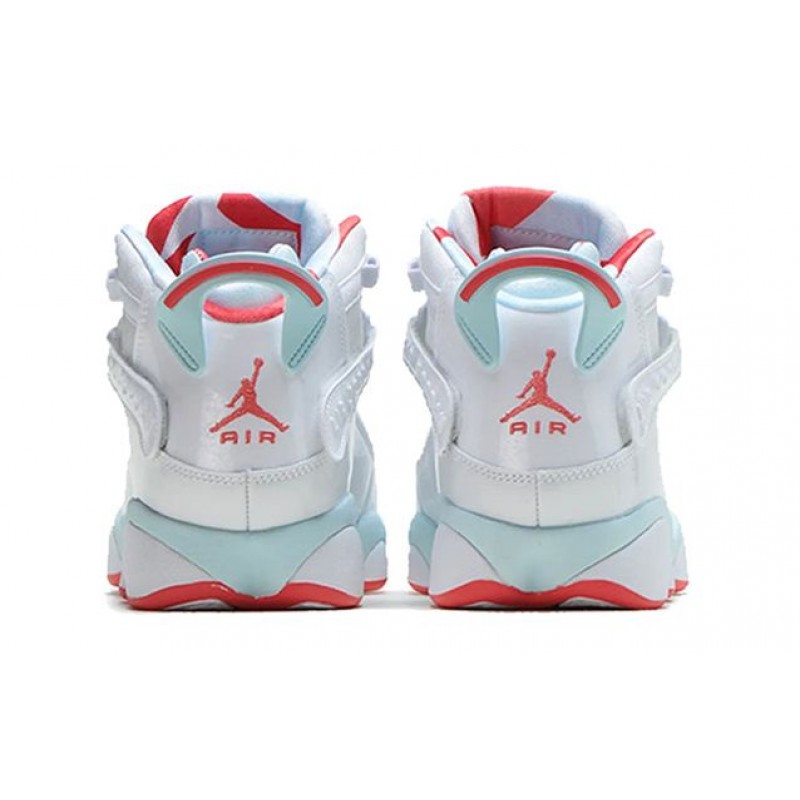 Air Jordan 6 Rings GS White Blue 323399-104