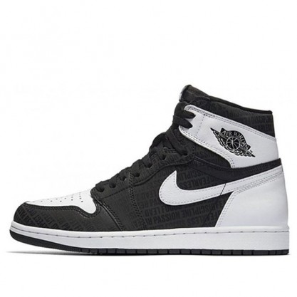 Air Jordan 1 Retro High OG 'RE2PECT' Black/White 555088-008