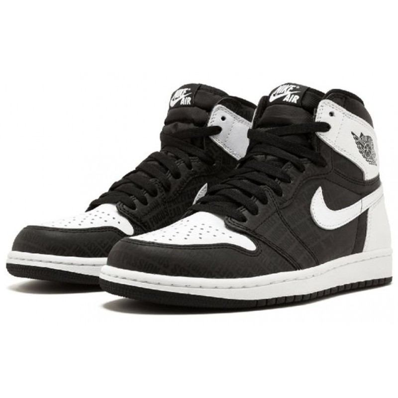 Air Jordan 1 Retro High OG 'RE2PECT' Black/White 555088-008