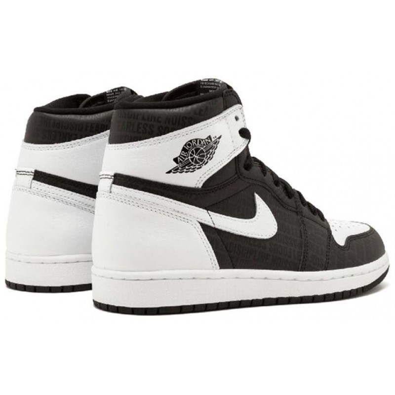 Air Jordan 1 Retro High OG 'RE2PECT' Black/White 555088-008