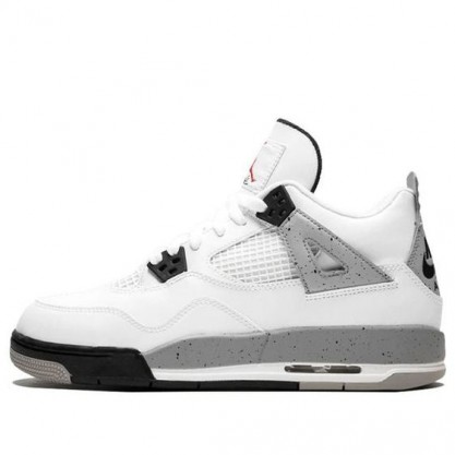 Air Jordan 4 Retro BG White Cement OG Retro 836016-192