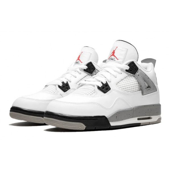 Air Jordan 4 Retro BG White Cement OG Retro 836016-192