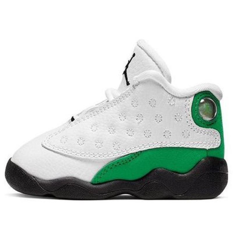 Air Jordan 13 Retro TD 'Lucky Green' White/Black/Lucky Green 414581-113