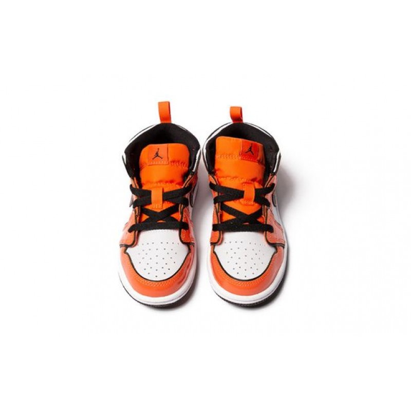 Air Jordan 1 Mid SE TD 'Turf Orange' Turf Orange/Black/White BQ6933-802