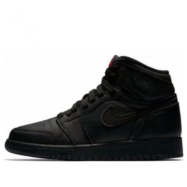 Air Jordan 1 Retro High OG BG Black/UNIVERSITY Red 575441-022