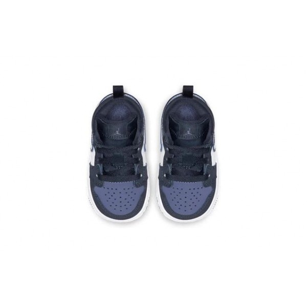 Air Jordan 1 Mid TD 'Obsidian Sanded Purple' Obsidian/Sanded Purple/White/Obsidian 640735-445