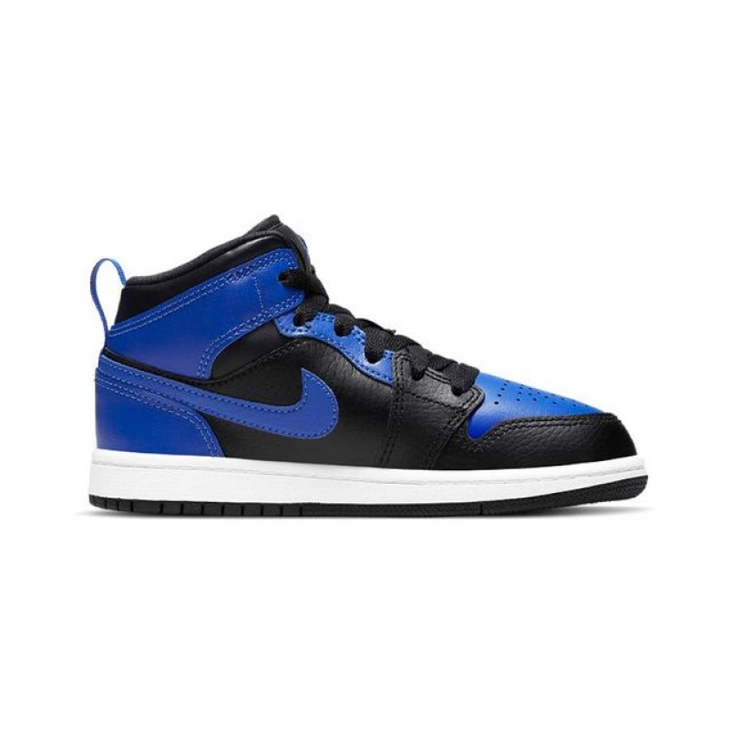 Air Jordan 1 Mid PS 'Hyper Royal' Black/Hyper Royal/White 640734-077