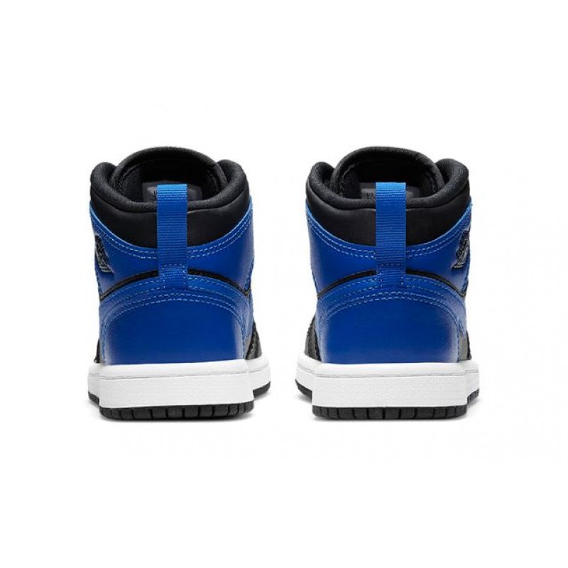 Air Jordan 1 Mid PS 'Hyper Royal' Black/Hyper Royal/White 640734-077