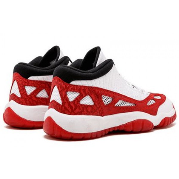 Air Jordan 11 Retro Low IE'Gym Red' GS White/Gym Red-Black 919713-101