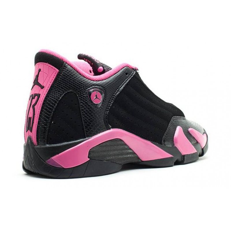 Air Jordan 14 Retro GS Black Desert Pink 467798-012