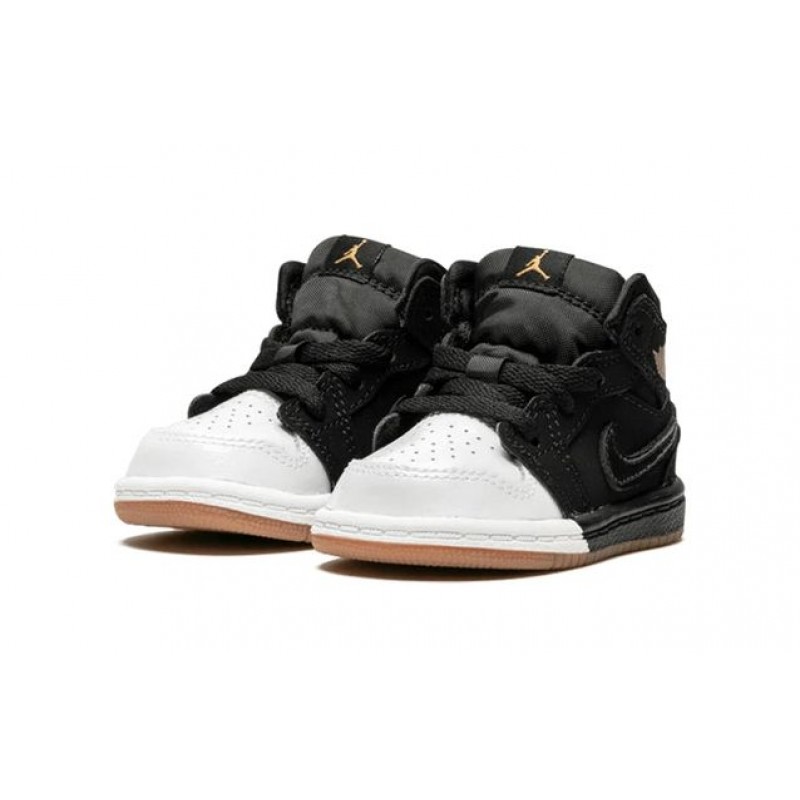 Air Jordan 1 Mid GT 'Metallic Gold' Black/Metallic Gold-Whit 644507-021