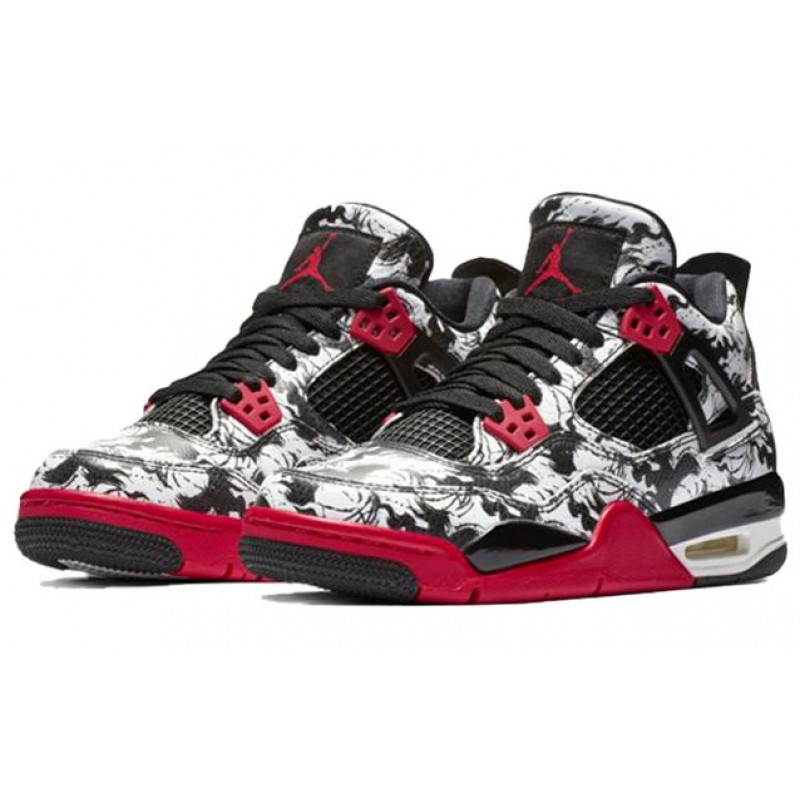 Air Jordan 4 Retro SNGL DY BG Singles Day - Tattoo BV7451-006