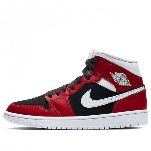 Womens WMNS Air Jordan 1 Mid Gym Red Black BQ6472-601