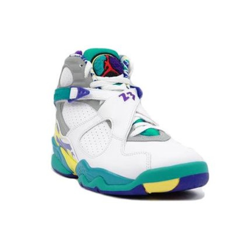 Womens WMNS Air Jordan 8 Retro 'White Aqua' White/Varsity Red-Bright Concord-Aqua 316836-161