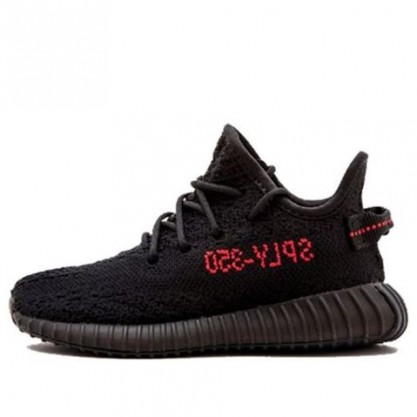 Adidas Yeezy Boost 350 V2 Infant 'Bred' Core Black/Core Black/Red BB6372