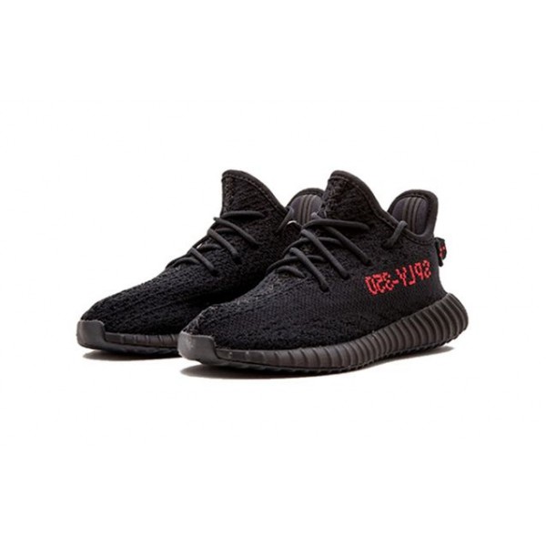 Adidas Yeezy Boost 350 V2 Infant 'Bred' Core Black/Core Black/Red BB6372