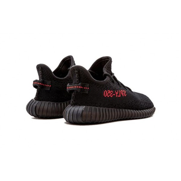 Adidas Yeezy Boost 350 V2 Infant 'Bred' Core Black/Core Black/Red BB6372