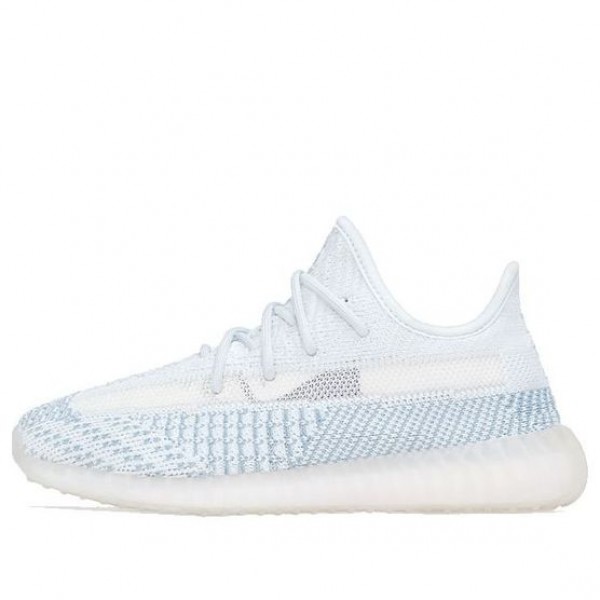 Adidas Yeezy Boost 350 V2 Kids 'Cloud White Non-Reflective' Cloud White/Cloud White/Cloud White FW3051