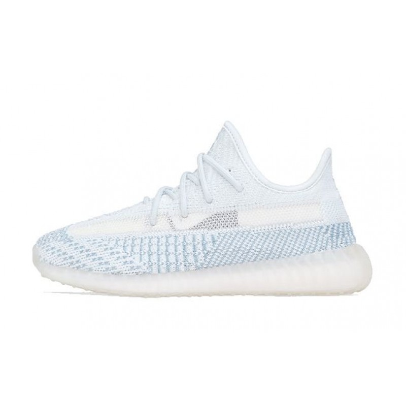 Adidas Yeezy Boost 350 V2 Kids 'Cloud White Non-Reflective' Cloud White/Cloud White/Cloud White FW3051